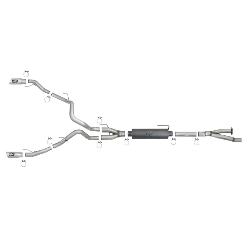aFe Rebel Series Cat-Back Exhaust System w/ Polished Tip (49-33094-P)