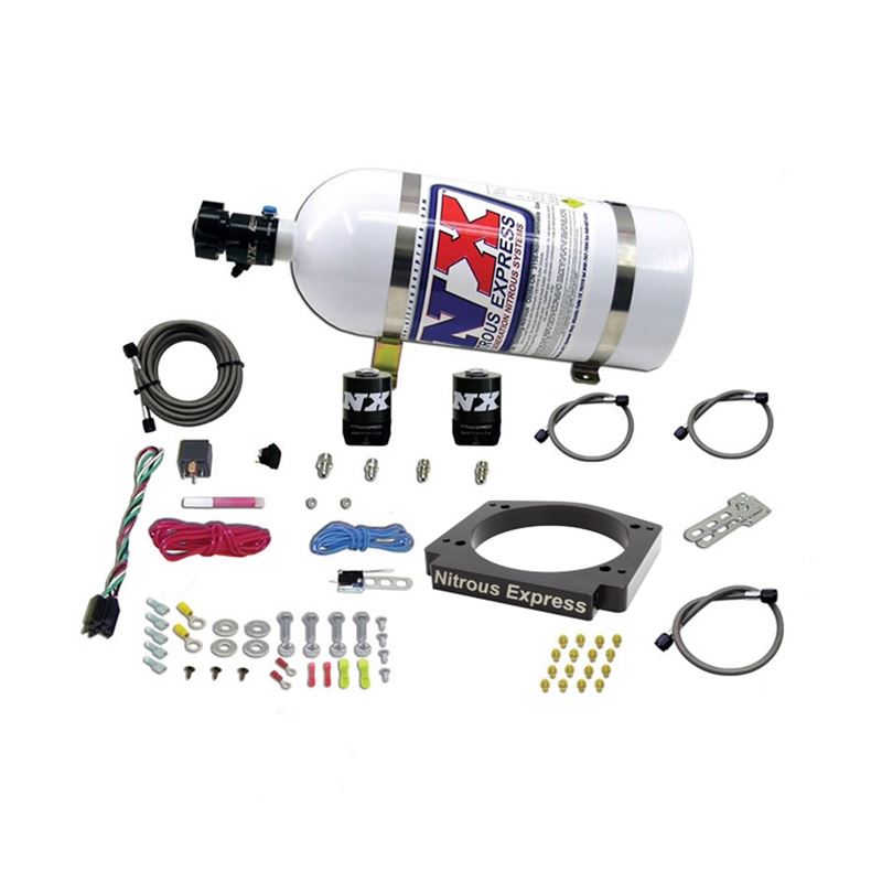 Nitrous Express GM LS 112mm Adapter Plate Kit (100-400HP) w/ 10LB Bottle (20917-10)