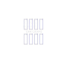 King Engine Bearings Connecting Rod Bearing Set for 2004 Subaru Forester (CR4125XPG)