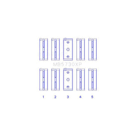 King Engine Bearings Main Bearing Set (MB5730XP)