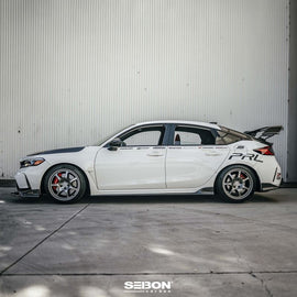 Seibon MB-Style Carbon Fiber Side Skirts for 2023+ Honda Civic Type R (SS23HDCVR-MB)