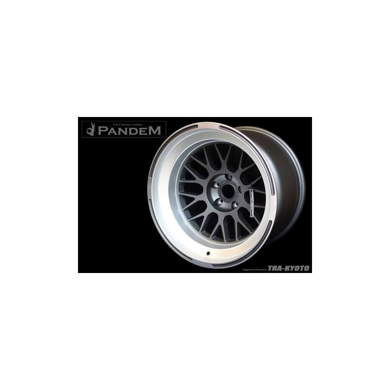 GReddy PANDEM 6666 WHEELS 18x11 -40, 5-114, GUNMETAL (66811404G)
