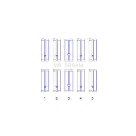 King Engine Bearings Main Bearing Set for 1981-1990 Toyota Pickup (MB 580AM)