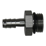 DeatschWerks 10AN ORB Male to 3/8in Male Triple Barb Fitting (Incl O-Ring) - Anodized DW Titanium(6-02-0517)