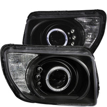 Load image into Gallery viewer, ANZO USA 2003-2006 Honda Element Projector Headlights w/ Halo Black (121432)