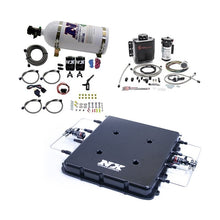 Load image into Gallery viewer, Nitrous Express Nitrous & Water Injection Kit w/Billet LT4 Supercharger Lid w/10lb Bottle (20939BMF-10)