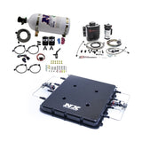 Nitrous Express Nitrous & Water Injection Kit w/Billet LT4 Supercharger Lid w/10lb Bottle (20939BMF-10)