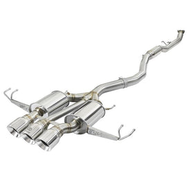Takeda 3 IN 304 Stainless Steel Cat-Back Exhaust System w/ Polished Tips (49-36623-P)