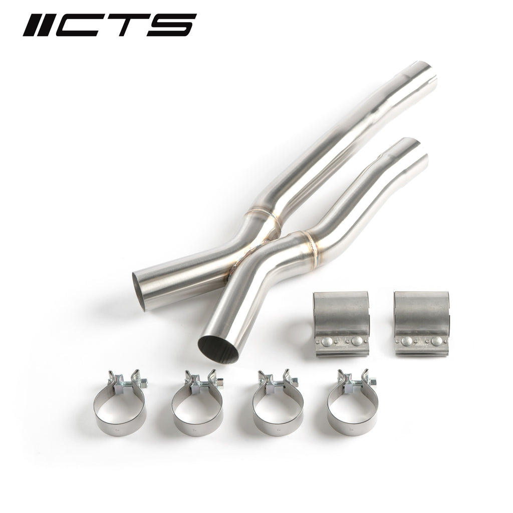 CTS Turbo BMW S58 F97/F98 X3M/X4M Resonator Delete Kit (CTS-EXH-TP-0026)