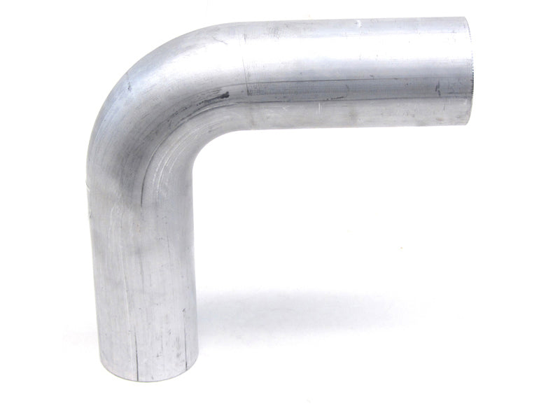 HPS Aluminum Elbow Tubing 90 Degree, 5" OD, 7-1/2" CLR, 6" Legs Mill Finish (AT90-500-CLR-75)