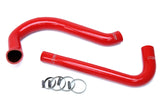 HPS Red Reinforced Silicone Radiator Hose Kit Coolant for Jeep 87-95 Wrangler YJ 2.5L (57-1627-RED)