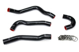 HPS Black Reinforced Silicone Radiator Hose Kit Coolant for Mitsubishi Lancer EVO 10 (57-1043-BLK)