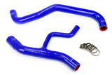 HPS Blue Reinforced Silicone Radiator Hose Kit Coolant for Ford 02-04 Mustang GT (57-1012-BLUE)