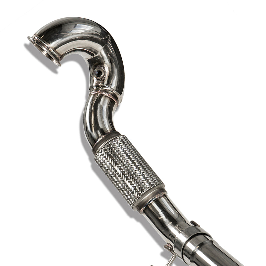 CTS Turbo MQB AWD Exhaust Downpipe (MK7/MK7.5 Golf AWD, Golf R, A3/S3/TT/TT-S Quattro) (CTS-EXH-DP-0015)