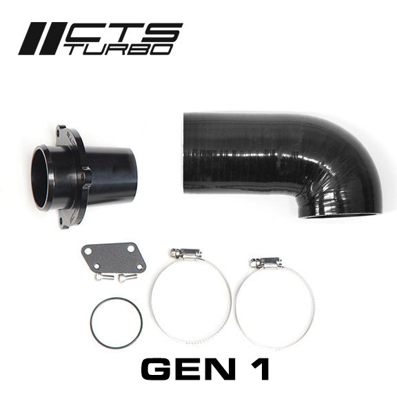 CTS Turbo CAST Turbo Muffler Delete - Gen1 2.0T TSI (EA888.1) (CTS-HW-0254C)