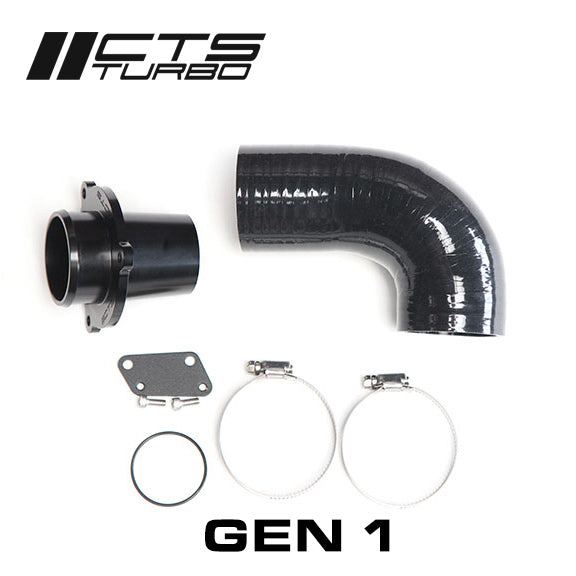 CTS Turbo CAST Turbo Muffler Delete - Gen1 2.0T TSI (EA888.1) (CTS-HW-0254C)