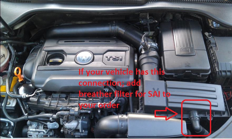 CTS Turbo 3" Air Intake System for 1.8TSI/2.0TSI (EA888.1 and EA888.3 non-MQB) (CTS-IT-220R)