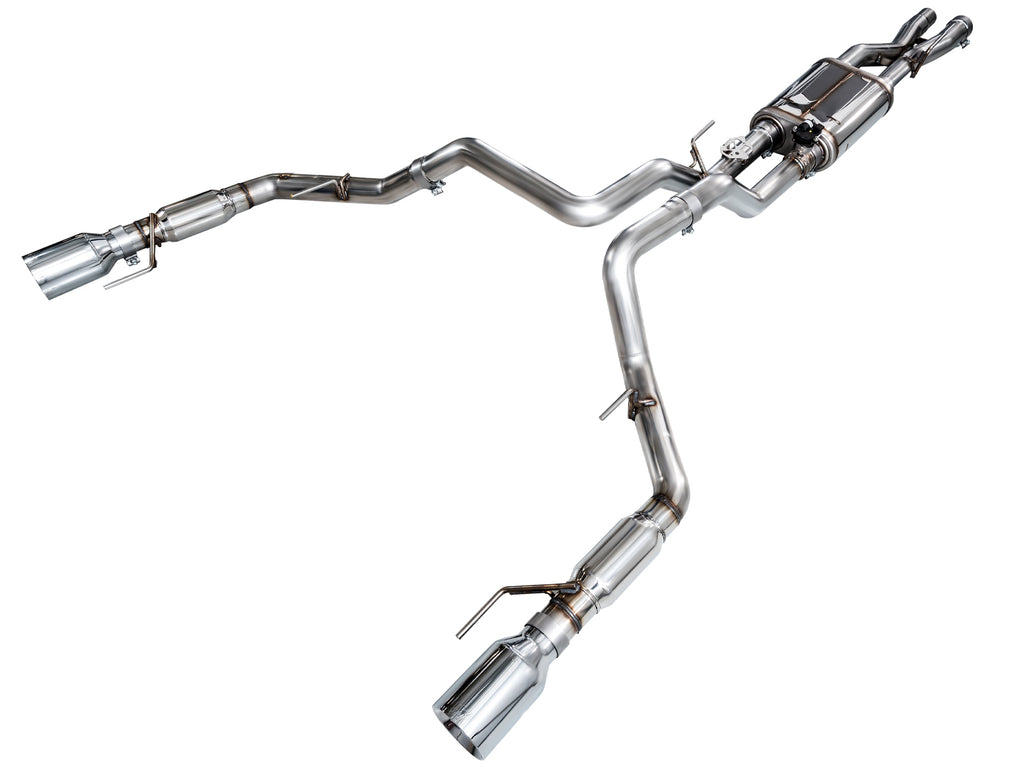AWE Tuning Gen 3 Raptor SwitchPath Exhaust  - Chrome Silver Tips (3025-32356)