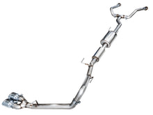 Load image into Gallery viewer, AWE Tuning 0FG Exhaust for 3rd Gen Toyota Tundra - Dual Chrome Silver Tips (3015-32063)