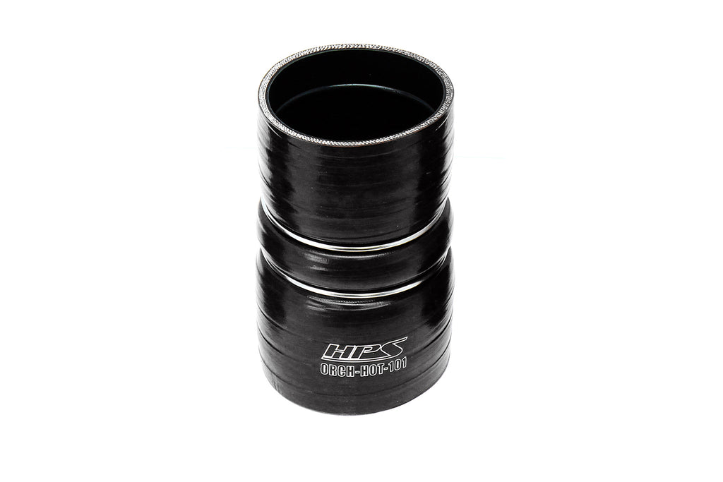 HPS Performance Silicone Hot Side Intercooler Boot Black (ORCH-101-BLK)