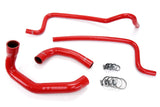 HPS Red Reinforced Silicone Radiator + Heater Hose Kit for Jeep 02 06 Wrang (57-1292-RED)