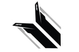 APR Sideburns - Black APR / Silver Stripe (PM100334)