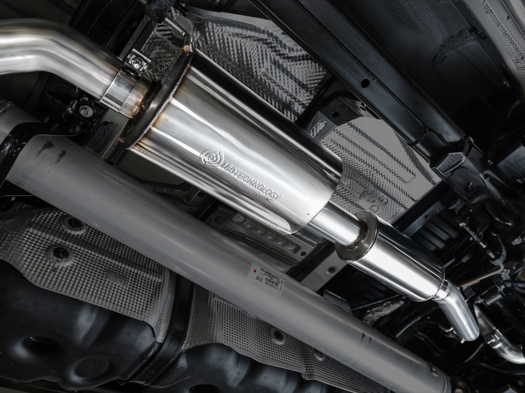 AWE Tuning 0FG Exhaust for 3rd Gen Toyota Tundra - Dual Chrome Silver Tips (3015-32063)