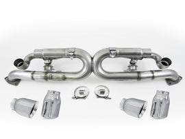 AWE Tuning AWE SwitchPathâ„¢ Exhaust for Porsche 991 - PSE cars - Chrome Silver Tips - 3025-42010