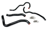 HPS Black Reinforced Silicone Radiator + Heater Hose Kit for Honda 13 17 Ac (57-1388-BLK)