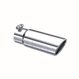 MBRP Exhaust Tip. 3in. O.D. Angled Rolled End 3in. let 10in. length. T304 (T5115)