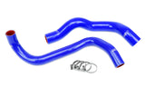 HPS Blue Silicone Radiator Hose Kit for 1997-1998 Ford Mustang 3.8L V6 (57-1902-BLUE)