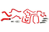 HPS Red Reinforced Silicone Radiator, Heater and Ancillary Hose Kit Coolant (57-1814-RED)