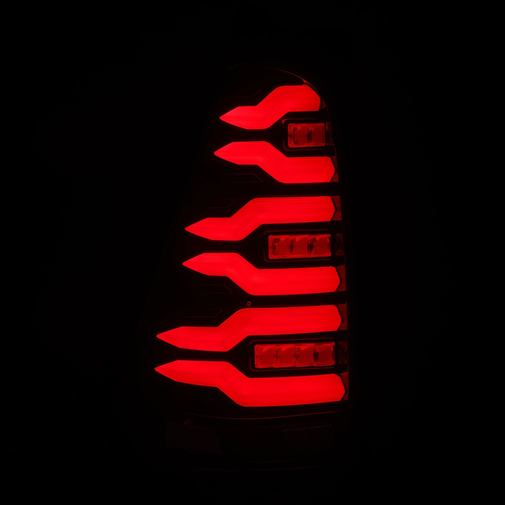 03-09 Toyota 4Runner LUXX-Series LED Tail Lights Black Red