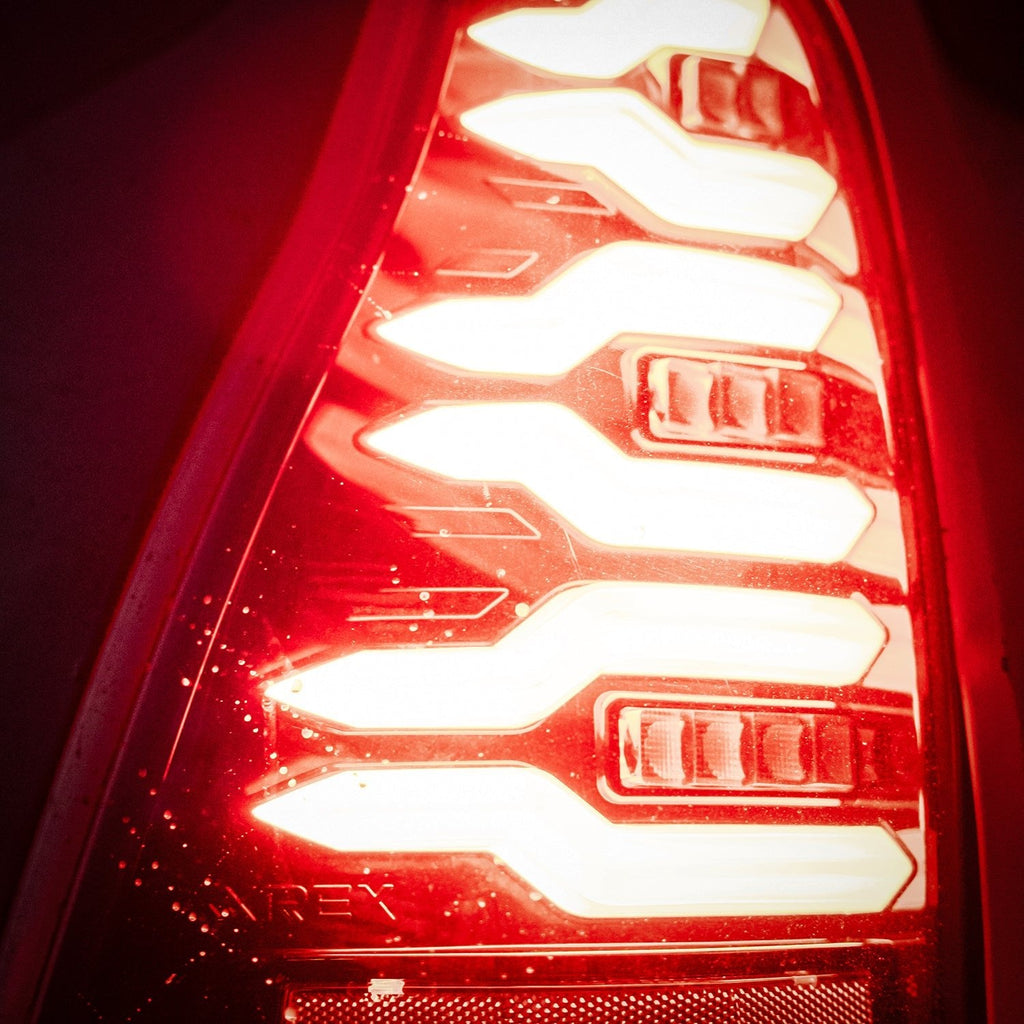 03-09 Toyota 4Runner LUXX-Series LED Tail Lights Black Red