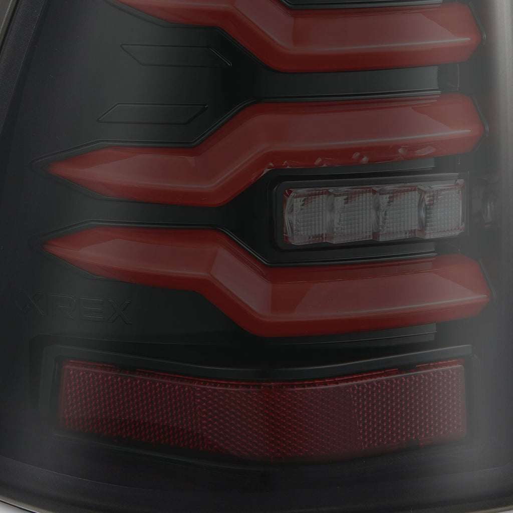 03-09 Toyota 4Runner LUXX-Series LED Tail Lights Black Red