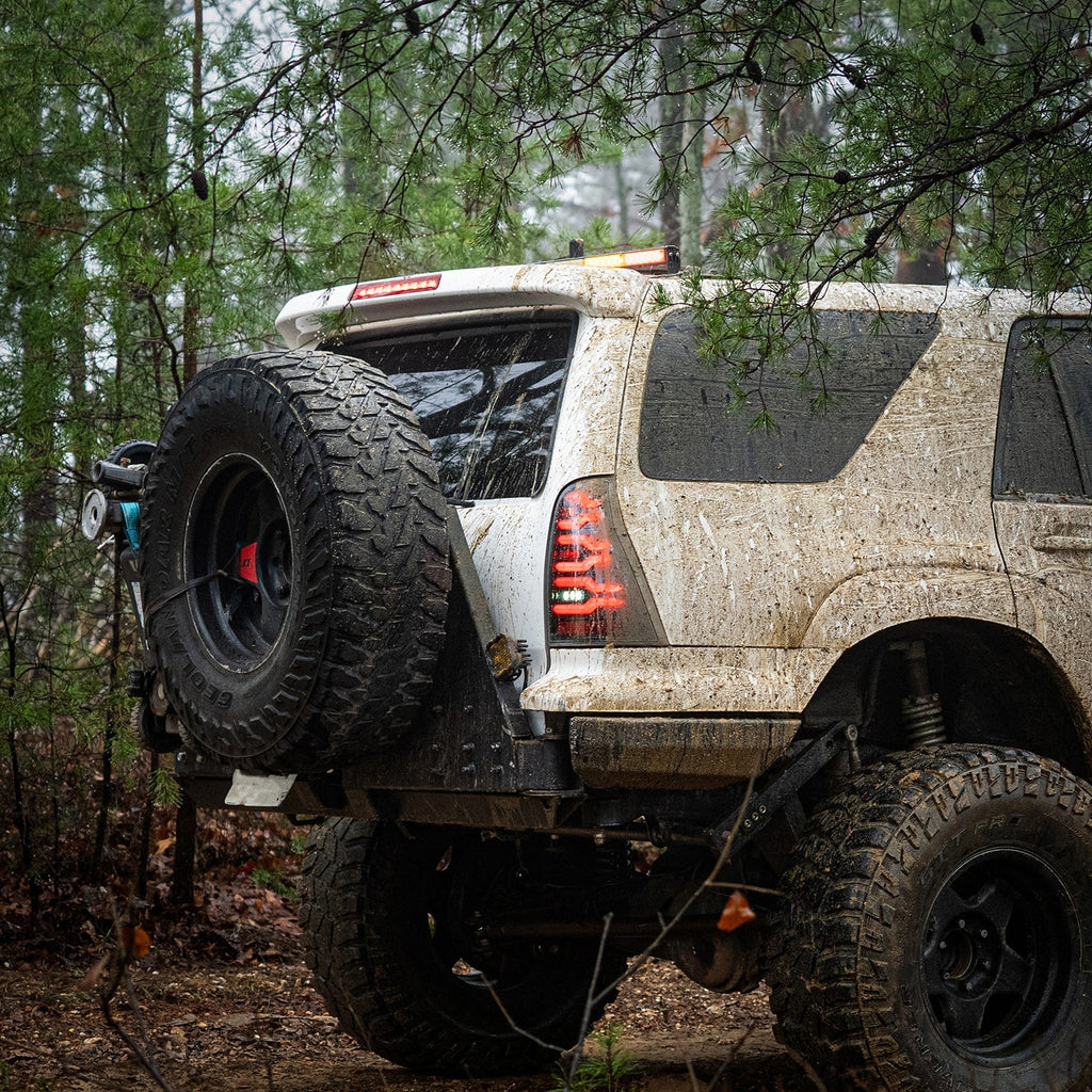 03-09 Toyota 4Runner LUXX-Series LED Tail Lights Black Red