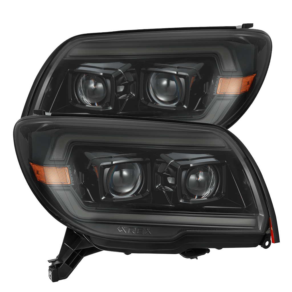 03-09 Toyota 4Runner PRO-Series Projector Headlights Alpha-Black