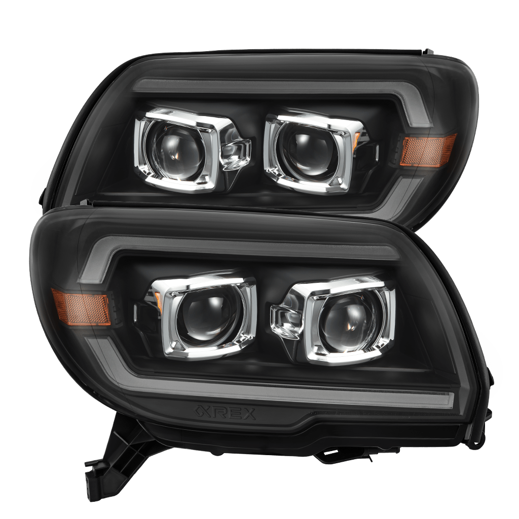03-09 Toyota 4Runner LUXX-Series LED Projector Headlights Black