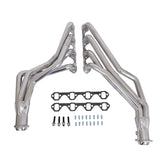 BBK 1979-93 MUSTANG 5.0 1-5/8 LONG TUBE HEADERS AUTOMATIC (POLISHED SILVER CERAMIC) (15310)