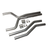 BBK Performance Parts 2010-2011 CAMARO V6 2-1/2 MID X PIPE (ALUMINIZED). - 4024