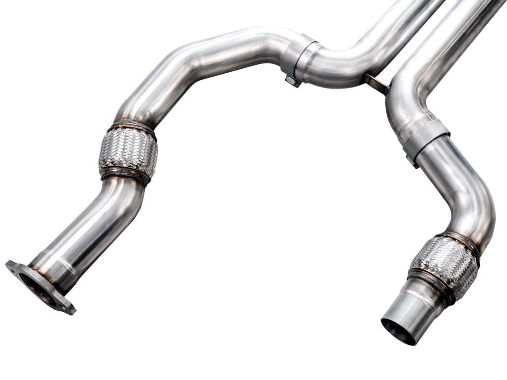 AWE Tuning 2021+ Cadillac CT4-V Blackwing SwitchPath Exhaust - Chrome Silver Tips (3025-42436)