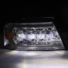 Load image into Gallery viewer, 04-08 Ford F150 / 06-08 Lincoln Mark LT NOVA-Series LED Projector Headlights Chrome