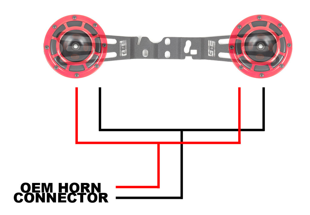 Wiring Harness for Hella Horns 15-2021 WRX/STI GrimmSpeed