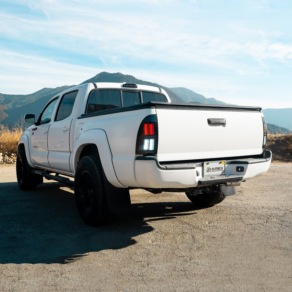 05-15 Toyota Tacoma NOVA-Series Prismatic LED Tail Lights Black