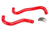 HPS Red Reinforced Silicone Radiator Hose Kit Coolant for Honda 12-15 Civic Si (57-1199-RED)