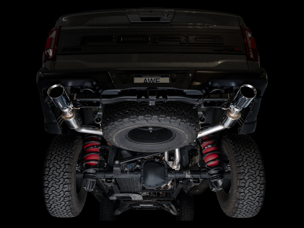 AWE Tuning Gen 3 Raptor R SwitchPath Exhaust  - Chrome Silver Tips (3025-32852)