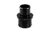 HPS Billet Multi-ribbed aluminum reducing hose union, 1