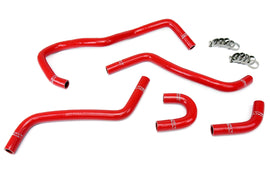 HPS Performance High Temp 3-ply Reinforced Silicone, Replace OEM Rubber Radiator Coolant Hoses (57-1345-RED)