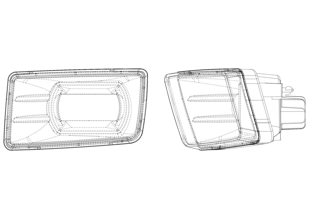 07-13 Chevrolet Silverado/07-14 Tahoe/Avalanche/Suburban (4x4 package) DoubleTap Dual Color LED Projector Fog Lights