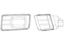 Load image into Gallery viewer, 07-13 Chevrolet Silverado/07-14 Tahoe/Avalanche/Suburban (4x4 package) DoubleTap Dual Color LED Projector Fog Lights